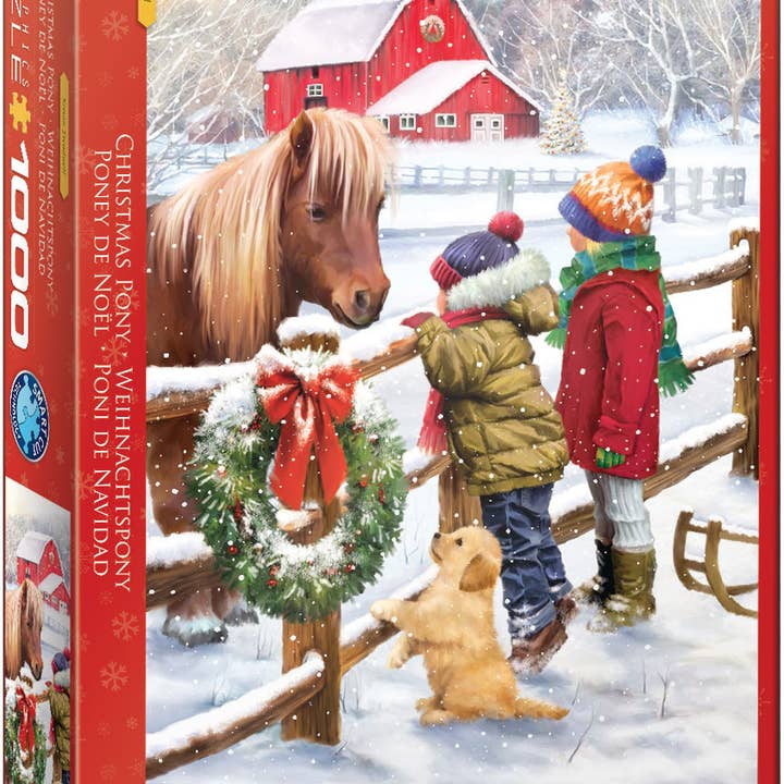 Christmas Pony for wholesale by Eurographics Puzzles Europe