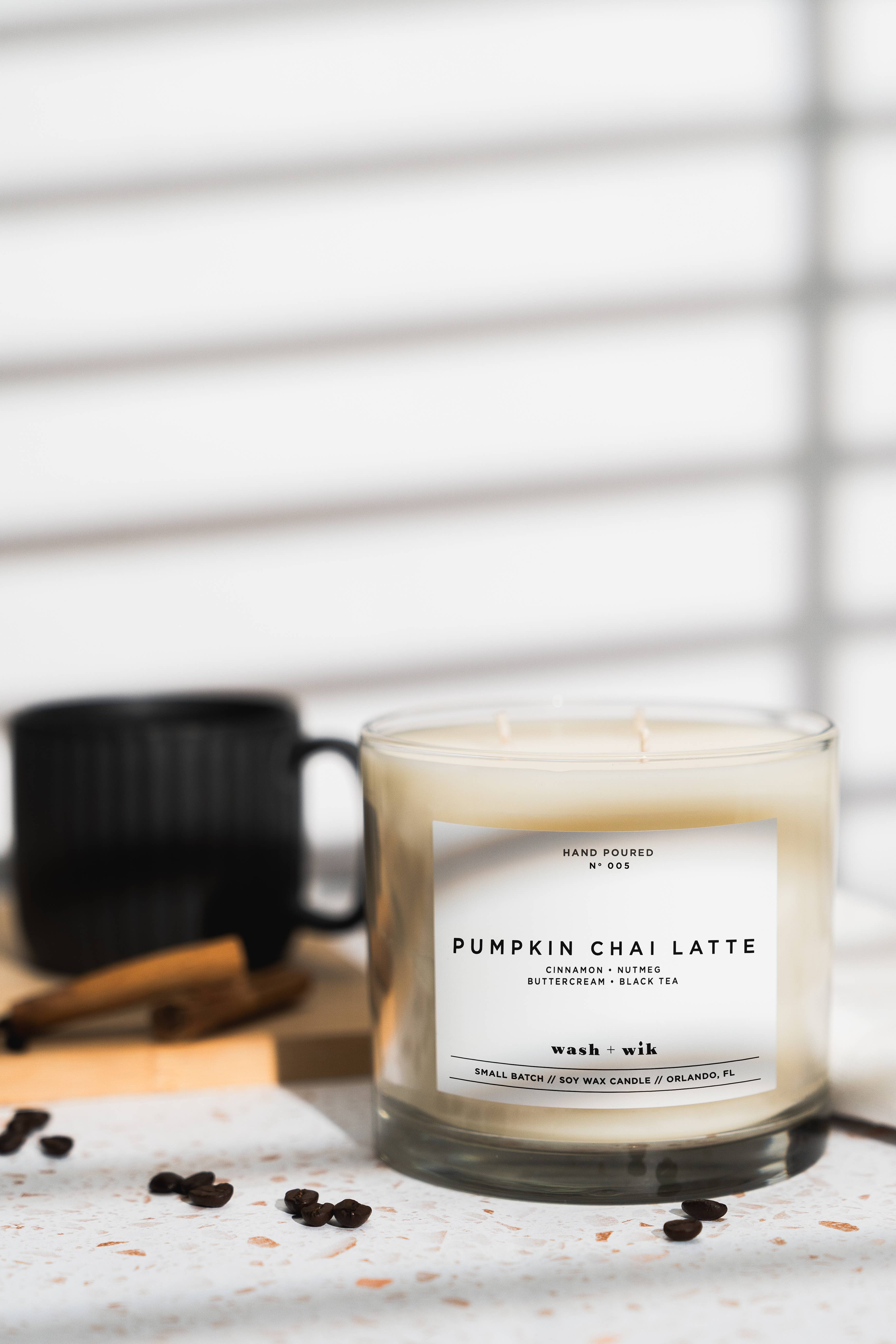 Wash and Wik - Wholesale Jar/Filled Candle - 3 Wick - 35oz Vessel - 2 Pound Soy Wax Candle by Wash + Wik2