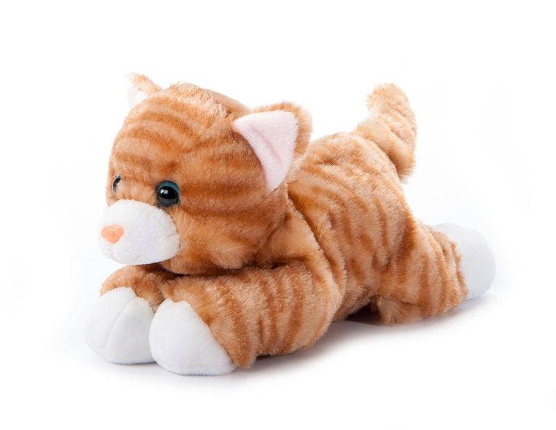 The Petting Zoo - Wholesale Stuffed/Plush Toy - Kids & Baby - Scoopz Cat Orange Tabby Small 8" (21cm)0