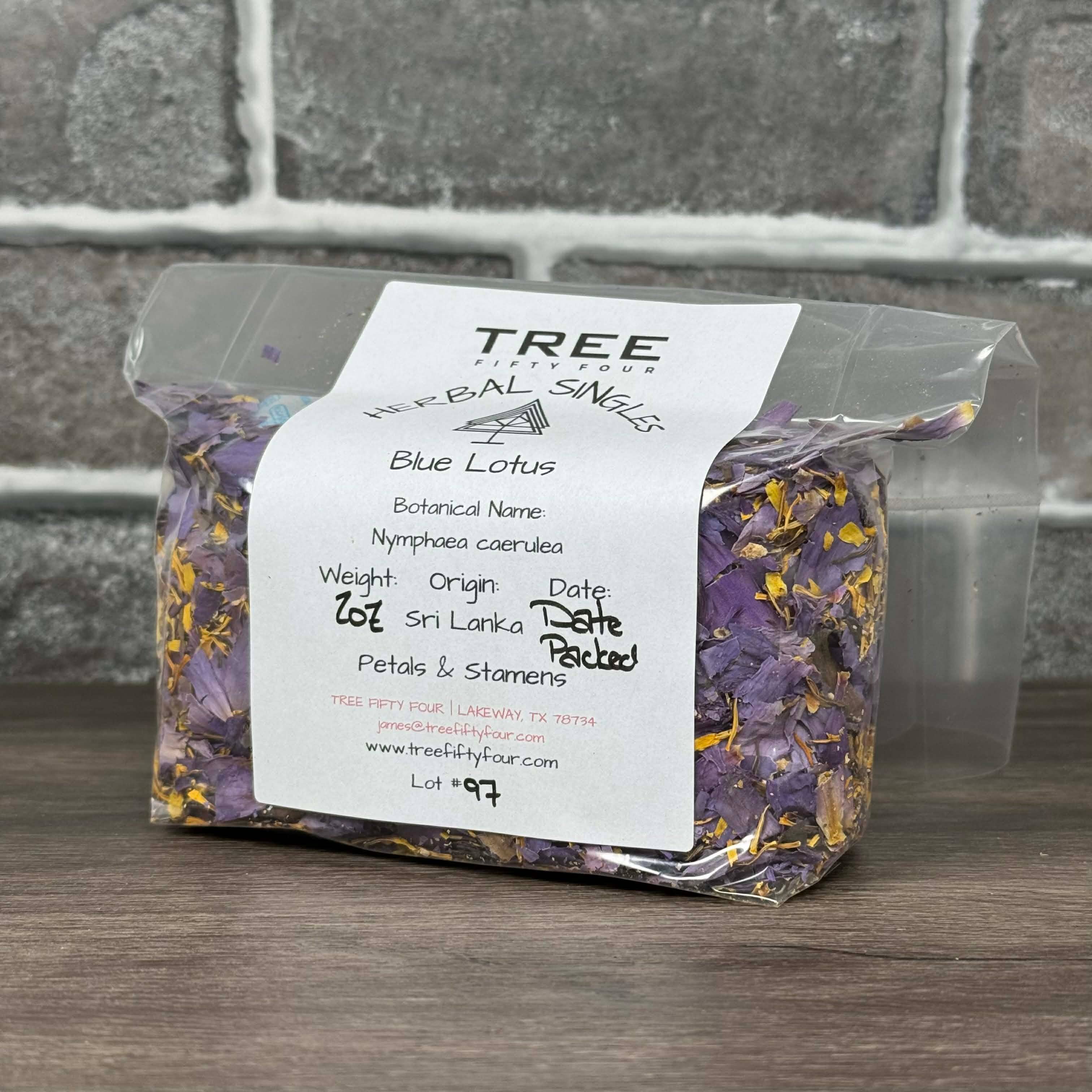 Tree Fifty Four - Venta al por mayor Tés a granel - Pétalos y Estambres de Loto Azul | 56 g - 1 kg | Hierbas a Granel5