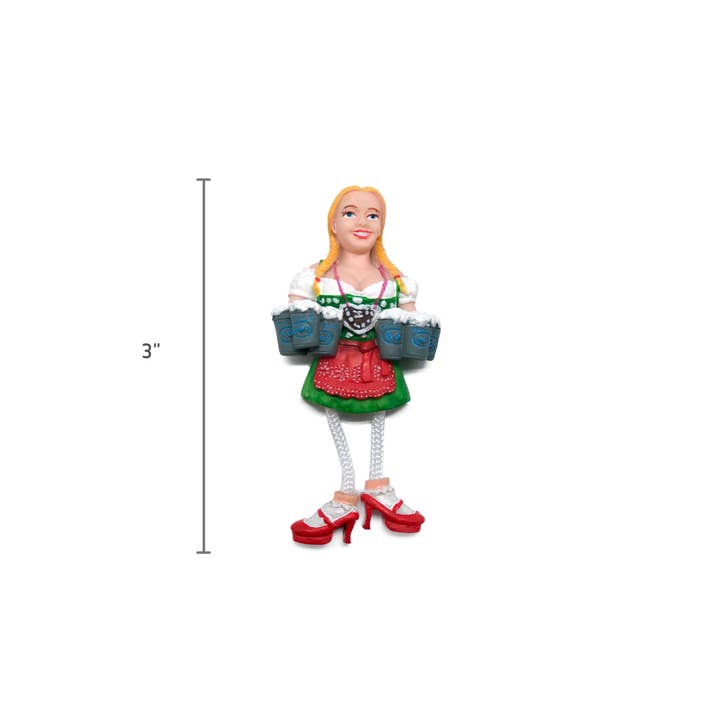 European Heritage Gifts - Wholesale Magnet - Novelty Magnet of German Lady with String Legs