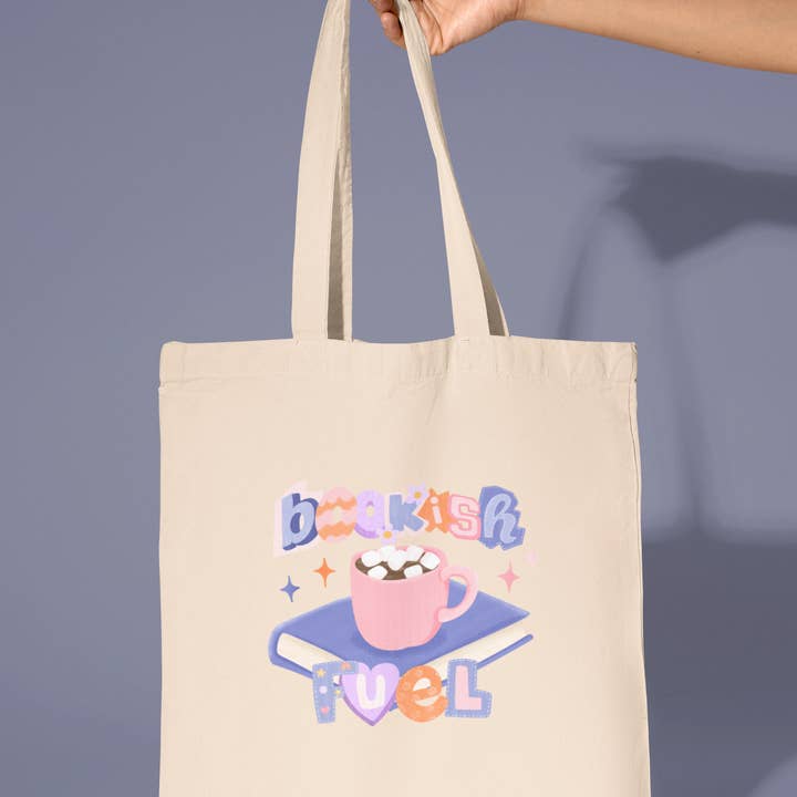 Borsa Tote Bookish Fuel per la vendita all'ingrosso da parte di amarieacreates
