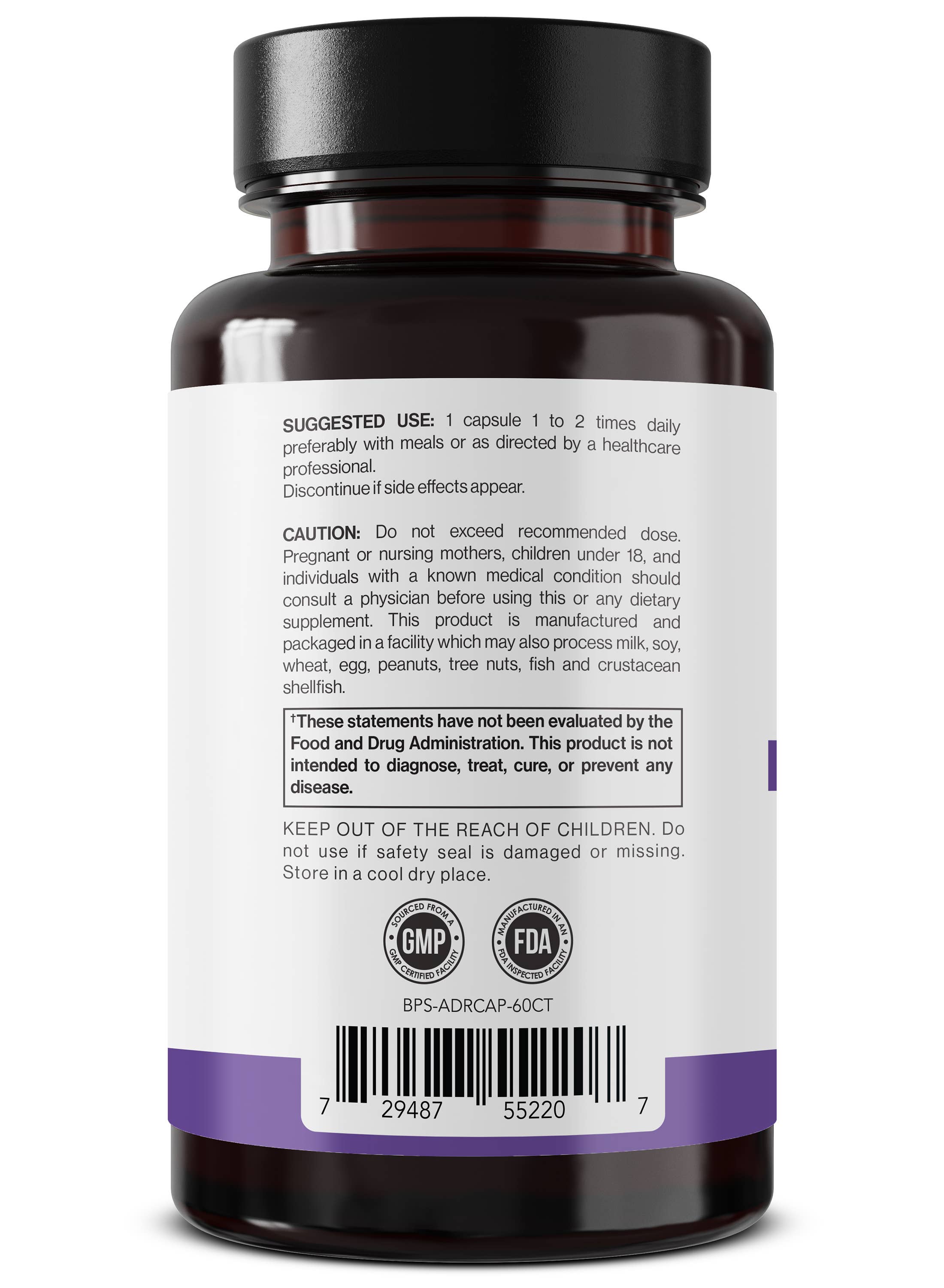 Better Place Brands - Wholesale Oral Supplement/Vitamin - Adrenal Health & Support – Ashwagandha + L-Tyrosine1