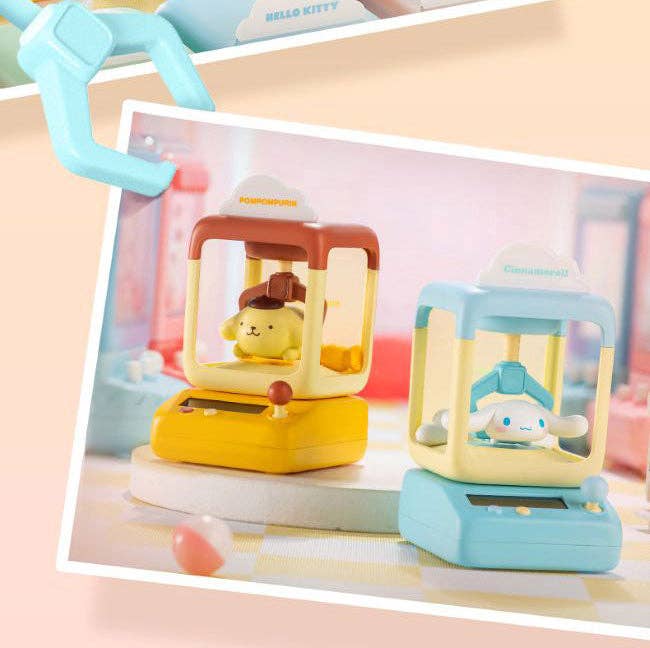 K-Wonderland - Venta al por mayor Figura de juguete - Niños - Figuras Sanrio Mini Máquina de Garra – Serie con Luz y Giro13