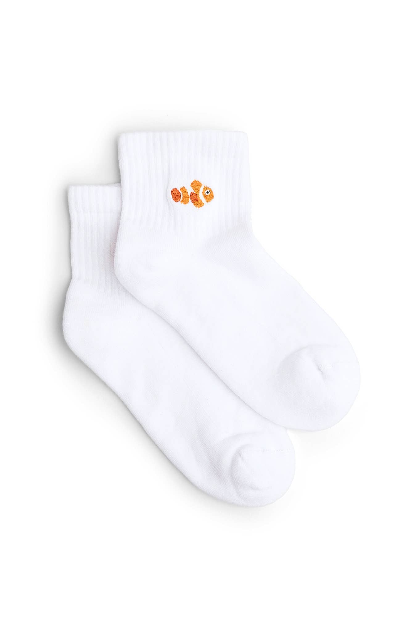 Natural Vibes - Vente Chaussettes – unisexe - Chaussettes Clown Fish - Chaussettes Quarter bio avec poissons, Nemo2