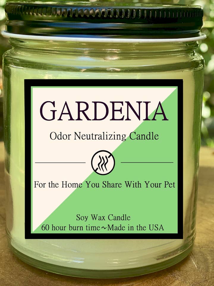 8 oz Odor Neutralizing Candle- Gardenia for wholesale by Candle Consultants