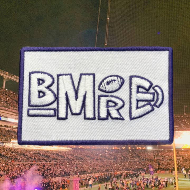 Love Your Mama Studios - Wholesale Patch - Baltimore Maryland Football Iron On Patch0