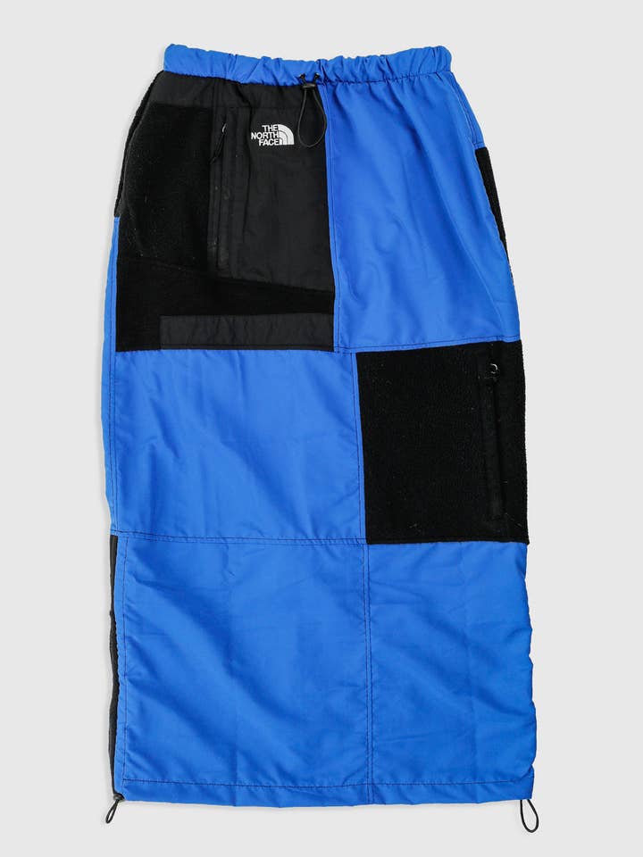 Rework North Face Fleece Lång Kjol för wholesale av Frankie Collective