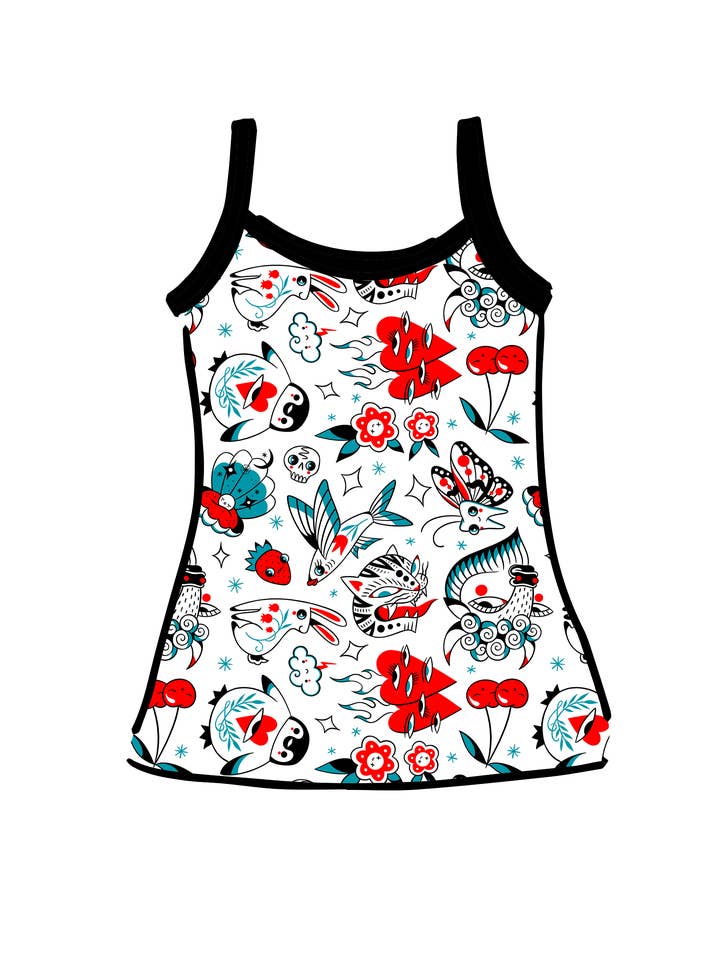 Cami Inked Up for wholesale by Thunderpants USA