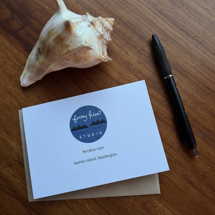 Ferry Kiss Studio - Wholesale Everyday Greeting Card - 'Sending Hugs' greeting card1