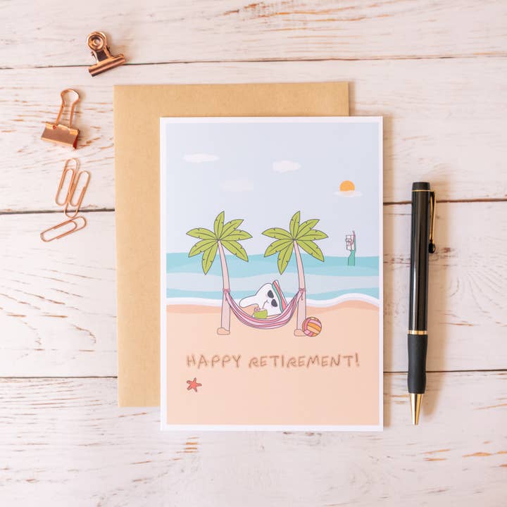 Purrfect Little Art - Wholesale Retirement Card - Happy Dental Retirement Card | Dental Humor4