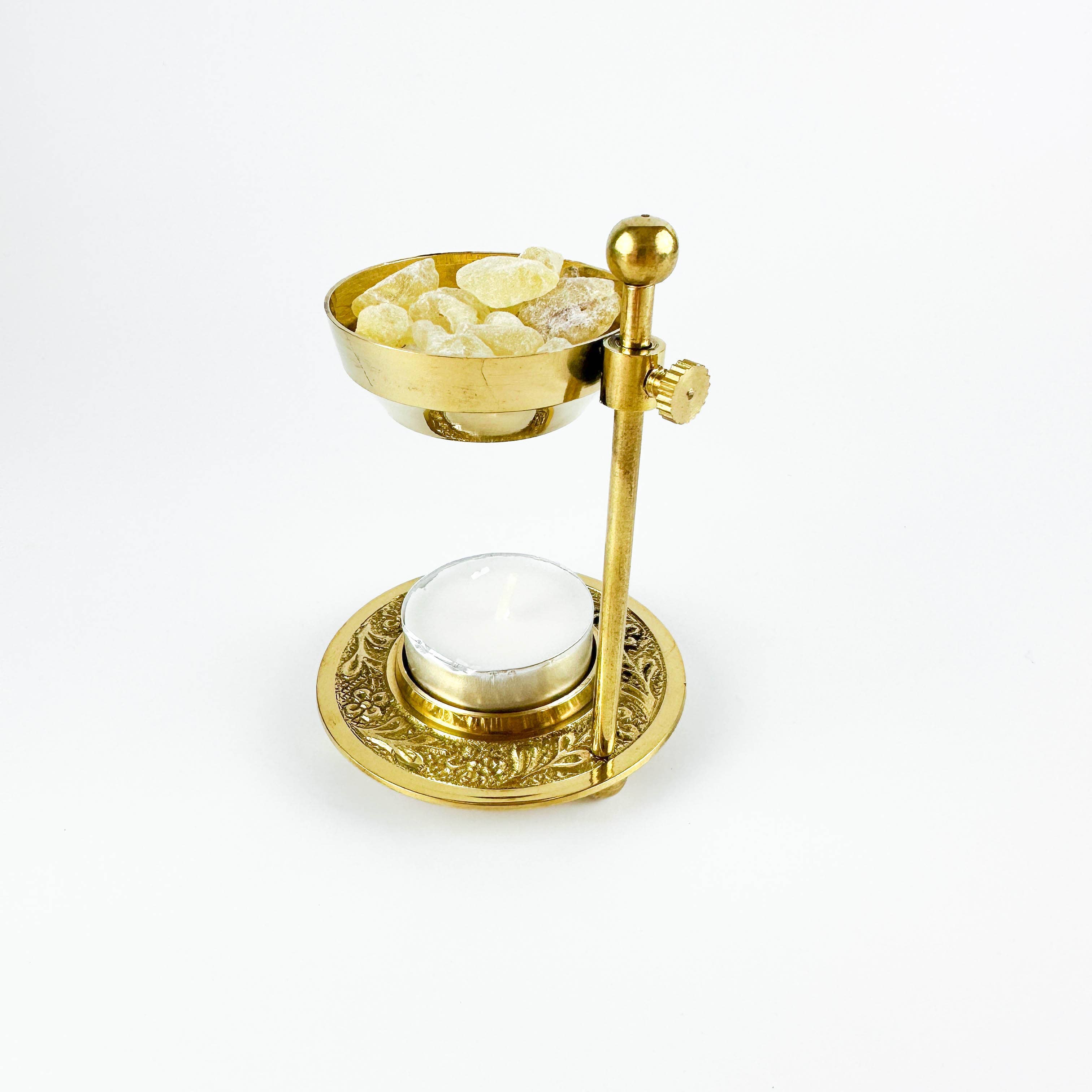 GREENROOTS USA LLC – Engroshandel Røgelsesholder – Messingharpiksbrænder 4,5 „H (brændeharpiks uden kul)7