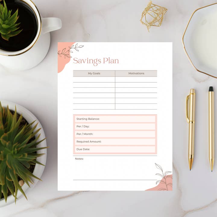 Missh Shop - Wholesale Planner - 8x5 Finance Tracker with coaching session - Eco friendly8