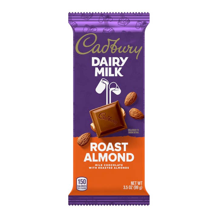 Horizon Top Market - Wholesale Chocolate Bar - CADBURY DAIRY MILK Roast Almond , 3.5 oz (14 Count) 1