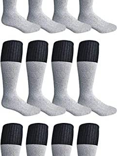 VINCO GROUP - Wholesale Socks - Unisex - Thermal Socks - Heavy Duty Tube insulated socks Ultra Warm Thick Boot Socks Fit For Men's.