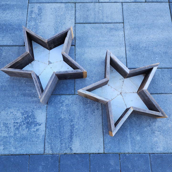 Love Reclaimed - Wholesale Planter Box - Rustic Star Reclaimed Wood Planter4