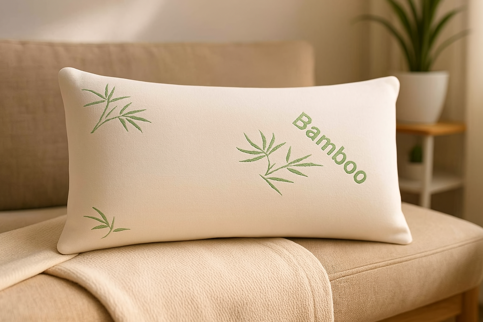 home mart goods – wholesale Bedding pillow – Soft Plush Bamboo Memory Foam Support Pillow9