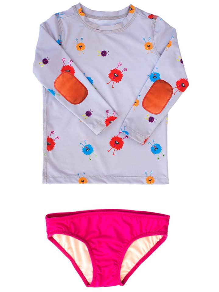 Silly Monster Girls Swim Set for wholesale by sonsi kids
