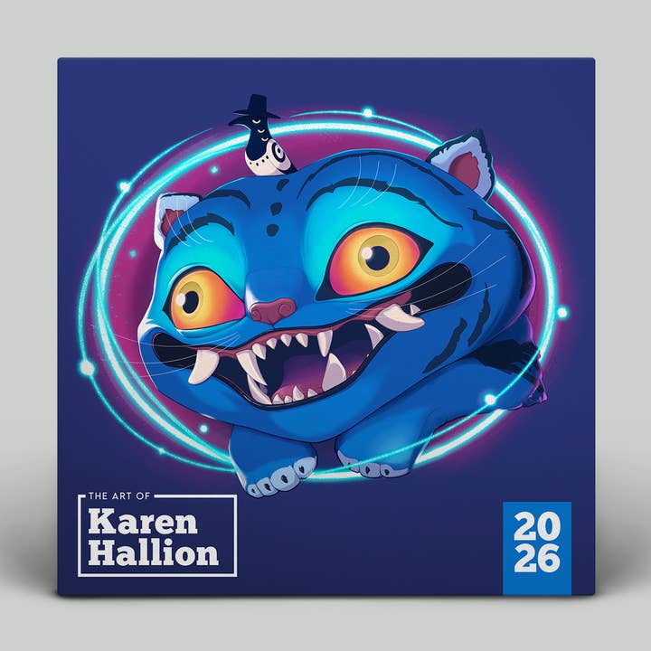 2026 Art of Karen Hallion Calendar for wholesale by Karen Hallion Illustration