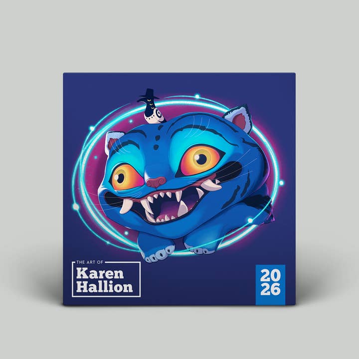 2026 Art of Karen Hallion Calendar for wholesale by Karen Hallion Illustration