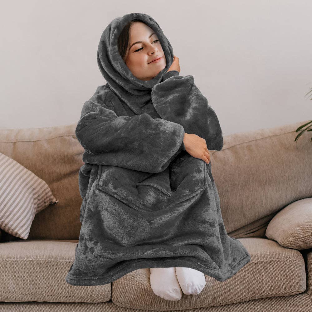 Pavilia - Wholesale Throw Blanket - Neck Warmer Sweatshirt Hoodie Blanket16