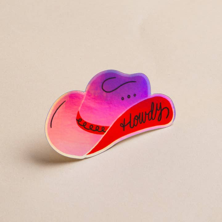 Autocollant pour chapeau de cowgirl pour la vente par Tender Loving Empire