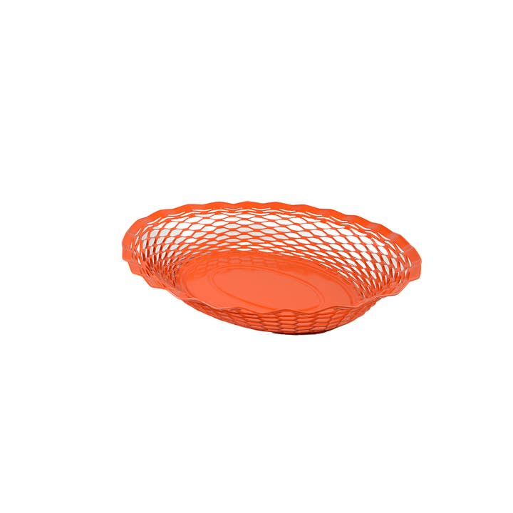Clémentine Boutique - Wholesale Basket - Oval Color Metal Food Basket, Large size