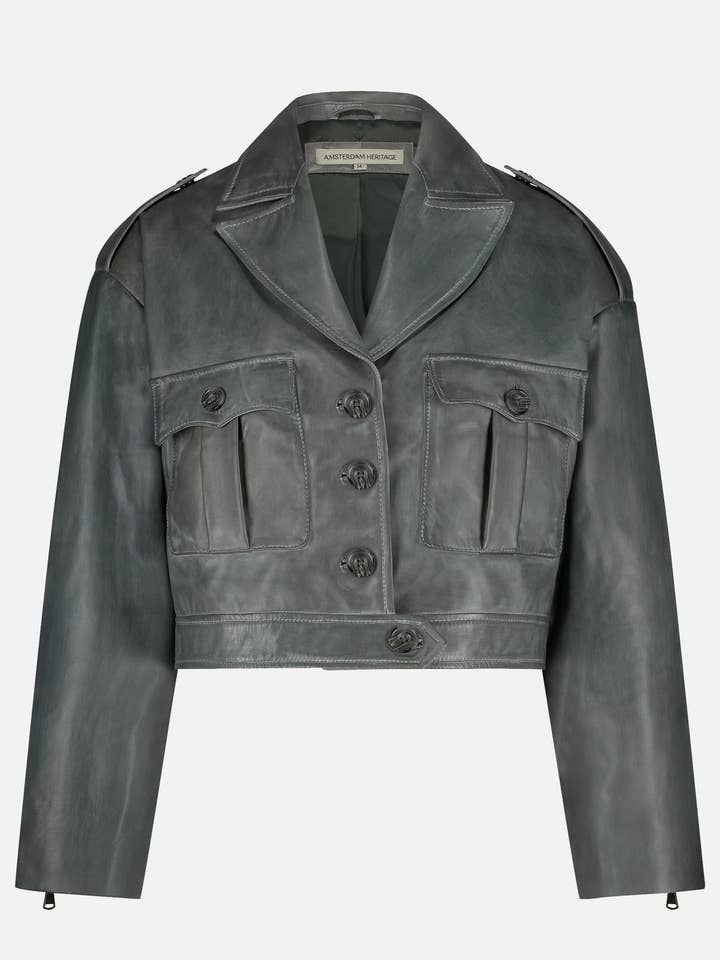 Paola | Blouson Moto en Cuir pour la vente par Amsterdam Heritage Leather Belts, Bags, Jackets & Apparel