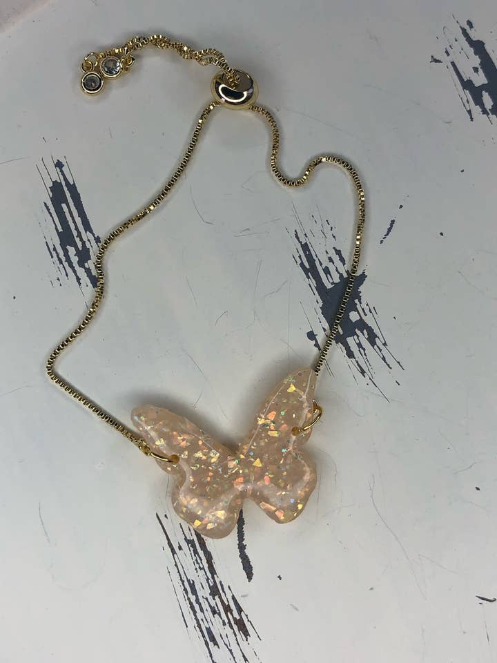 Pulseira borboleta opala por atacado de Buzzy bee clay