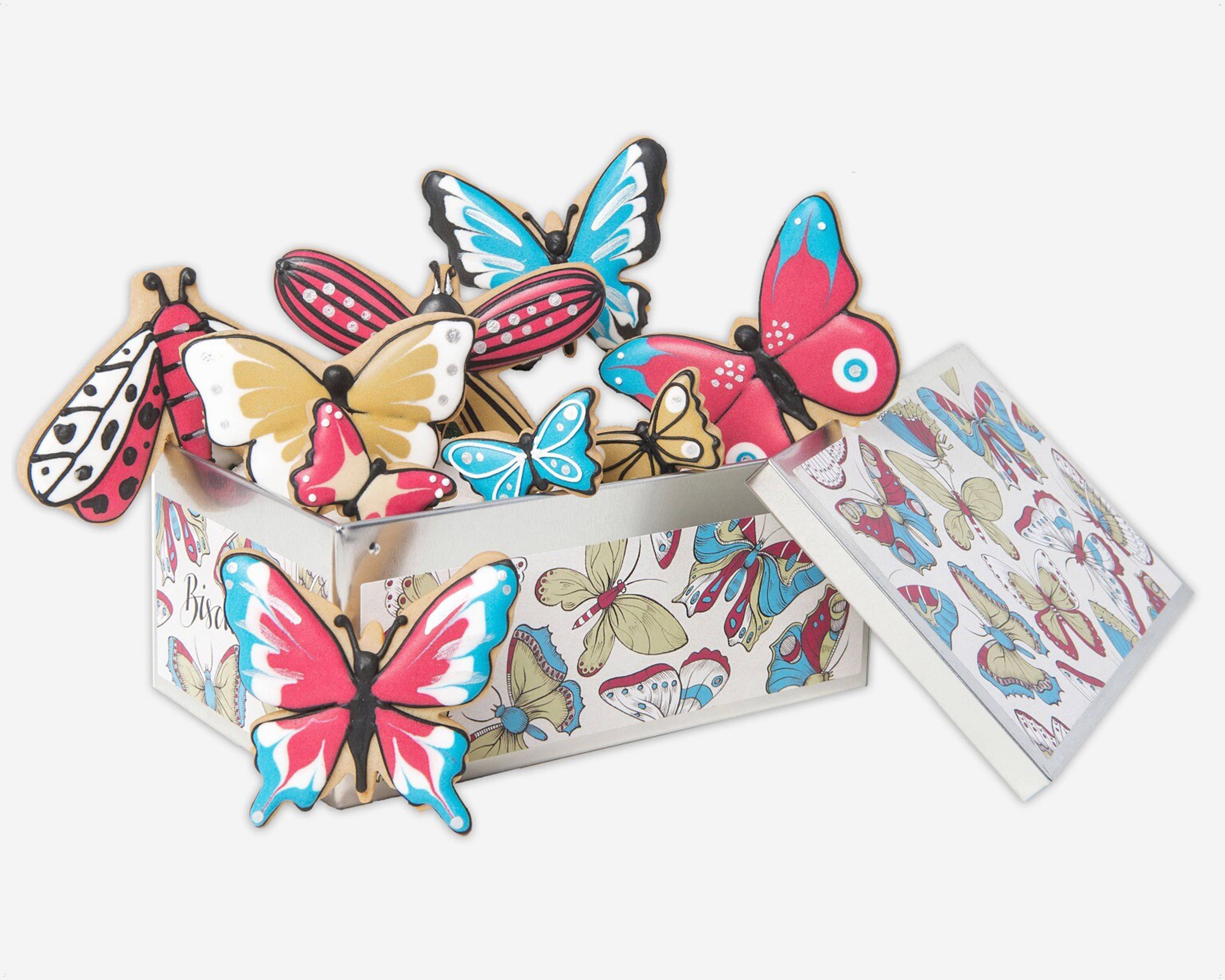 Biscuiteers – wholesale Biscuit – Beautiful Butterflies Biscuit Tin