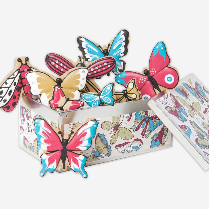 Biscuiteers – wholesale Biscuit – Beautiful Butterflies Biscuit Tin
0