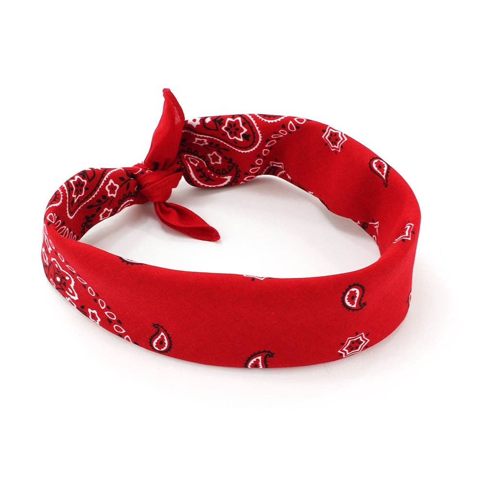Sophos - Vendita all'ingrosso Bandana - Unisex - Bandana in cotone con fantasia paisley da 56 cm4