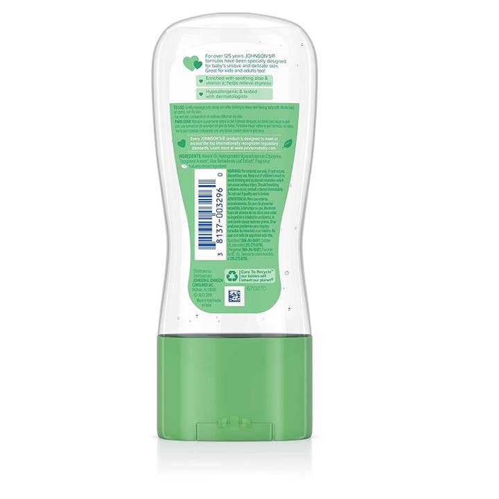 KT Supply – wholesale Body cream/lotion – Baby – Johnson's Baby Oil Gel with Aloe Vera Vitamin E, 6.5 Oz.