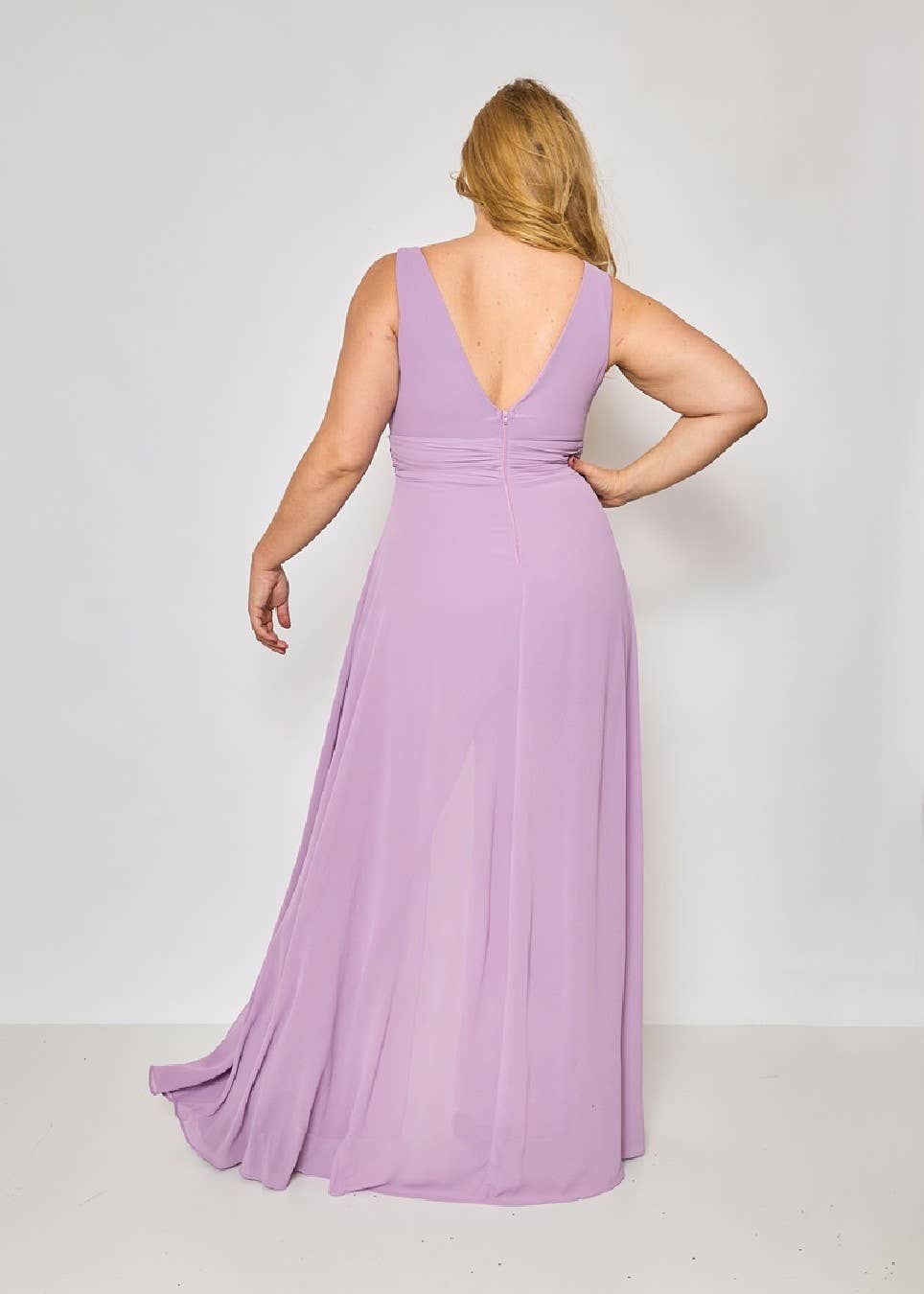 Eva & Lola - Epsilonn - Wholesale Dress - Women's - R1451QS - Plus Size V-Neck Jumpsuit18