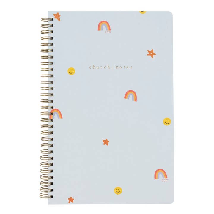 Church Notes Co. - Wholesale Notebook - Happy Icons Bible Study Notebook by Callie Danielle