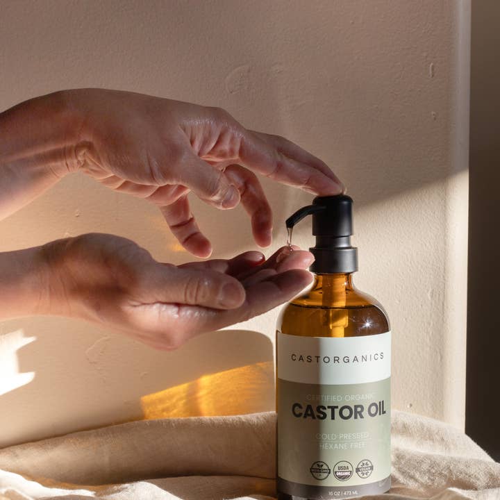 CASTORGANICS - Wholesale Retailer display – Beauty & wellness - USDA Organic Castor Oil with Metal Pump5