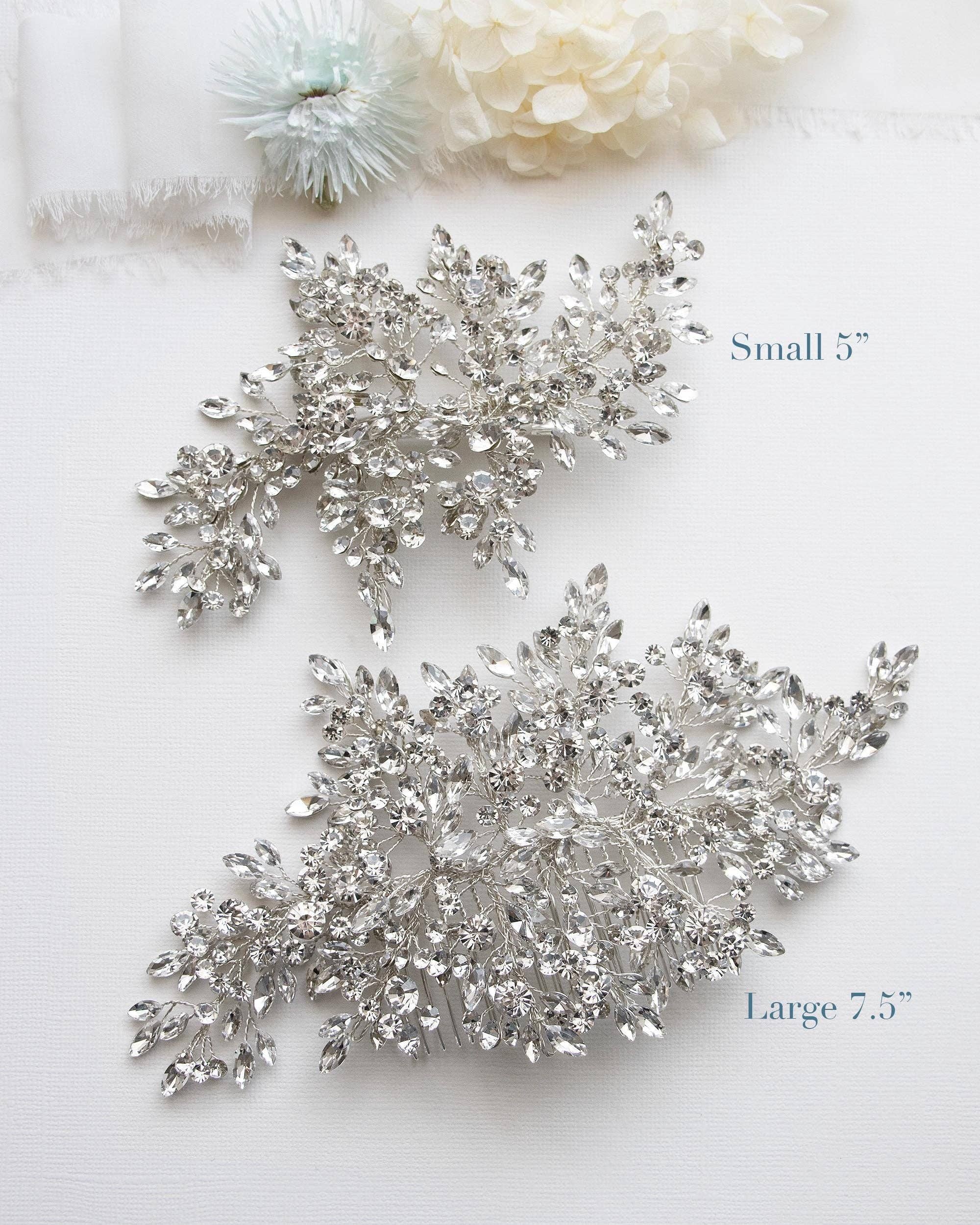 allureweddingjewelry - Wholesale Hair Clip - Women's - Aurora Large Crystal Comb3