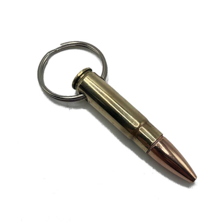 Vermont Cut Coins & 2nd Shot Round - Wholesale Keychain - Unisex - Bullet Keychains - Many Calibers - .223 .45 9mm .40 10mm8