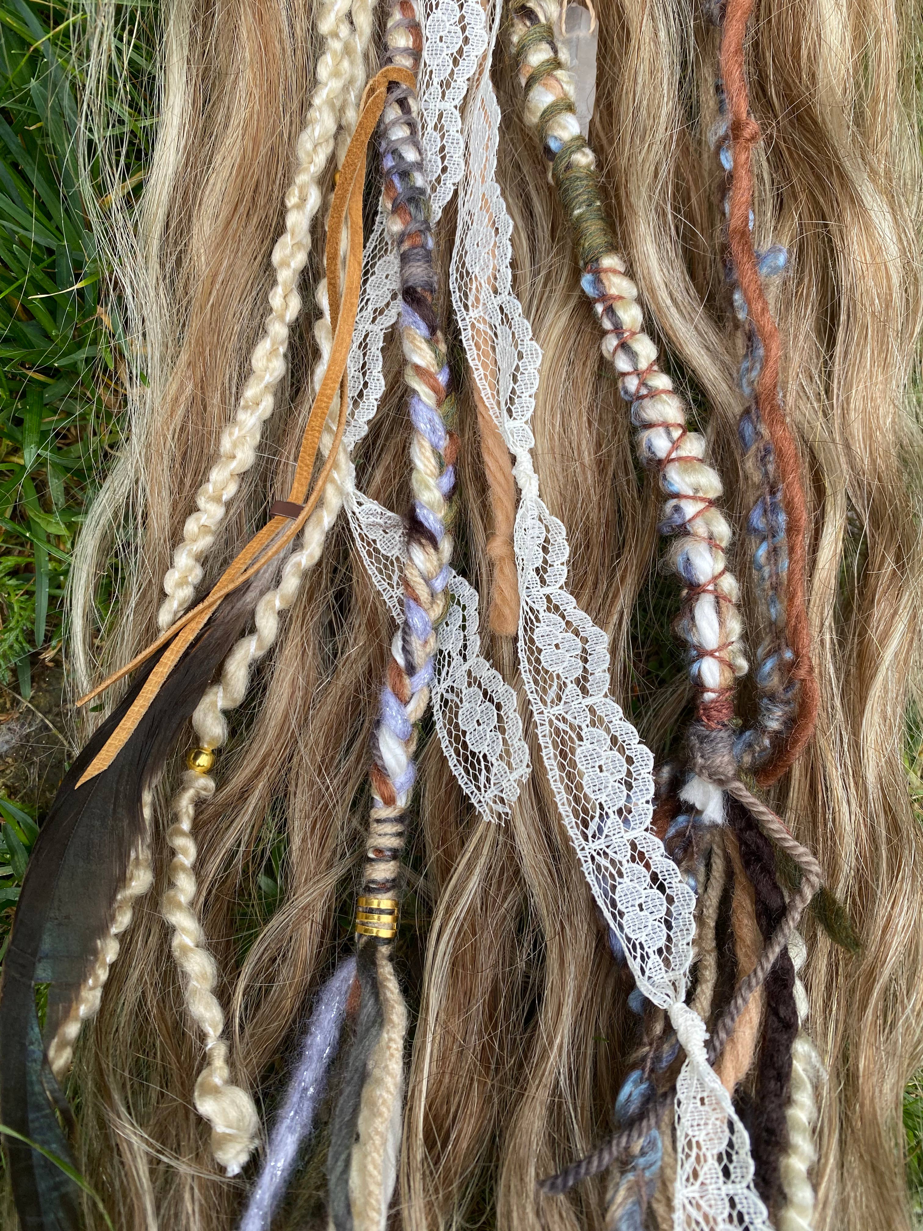 Sea Gypsy Designs – wholesale Hair extensions – Lace & Quartz Gypsy dreads 2