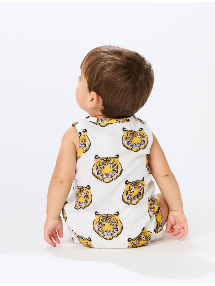 Stewart Simmons – wholesale Overall - Baby – LSU Tigers Unisex Henley Tröjor1