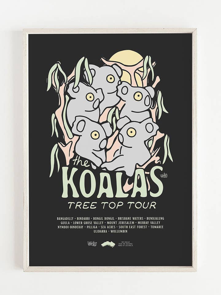 Das Koalas-Band-Poster für den Großhandel von Brentos