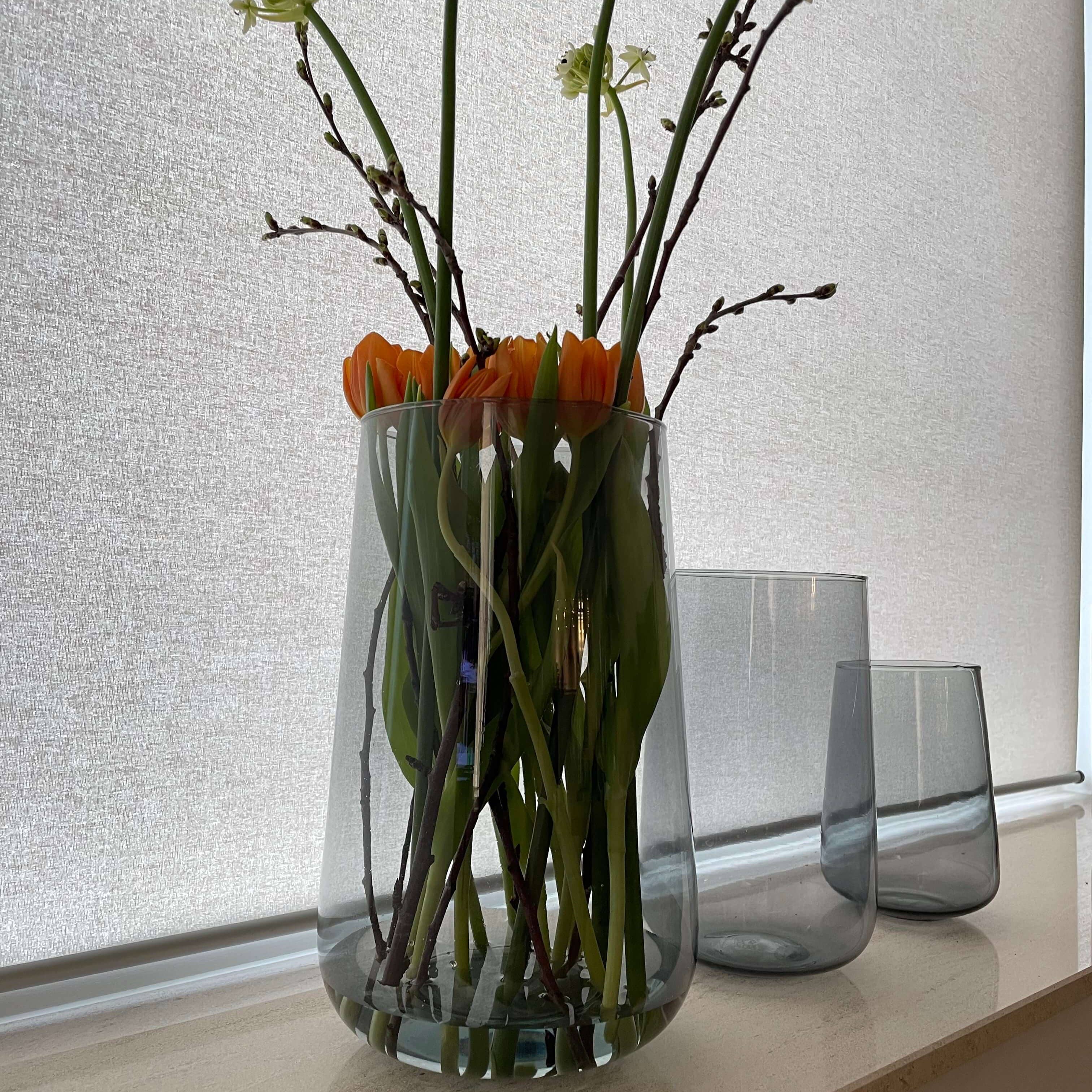 Lübech Living - Wholesale Vase - Valencia Drop Vase, Mauve Taupe5