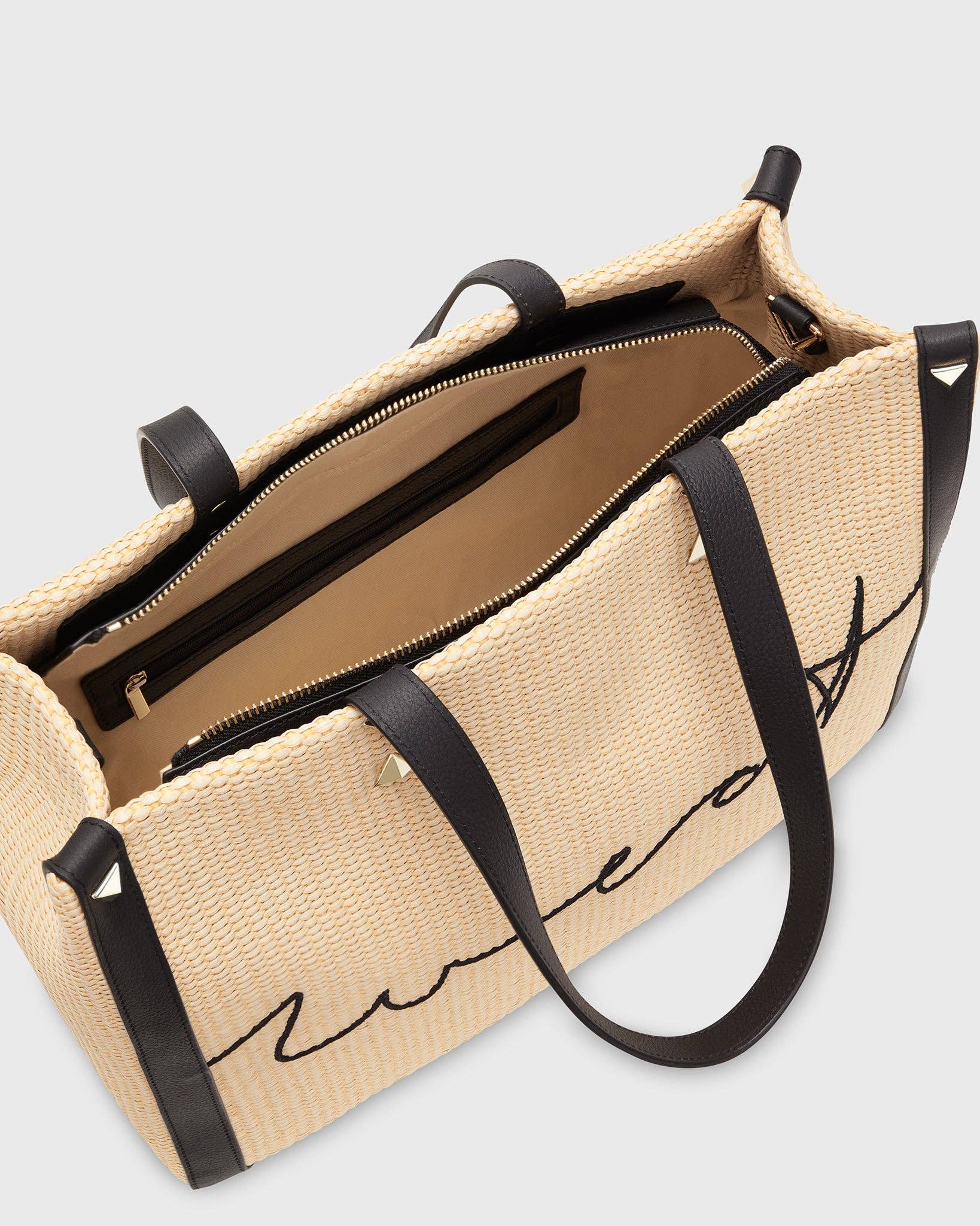 WEAT - Wholesale Tote Bag - Women's - Tote Raffia Black2