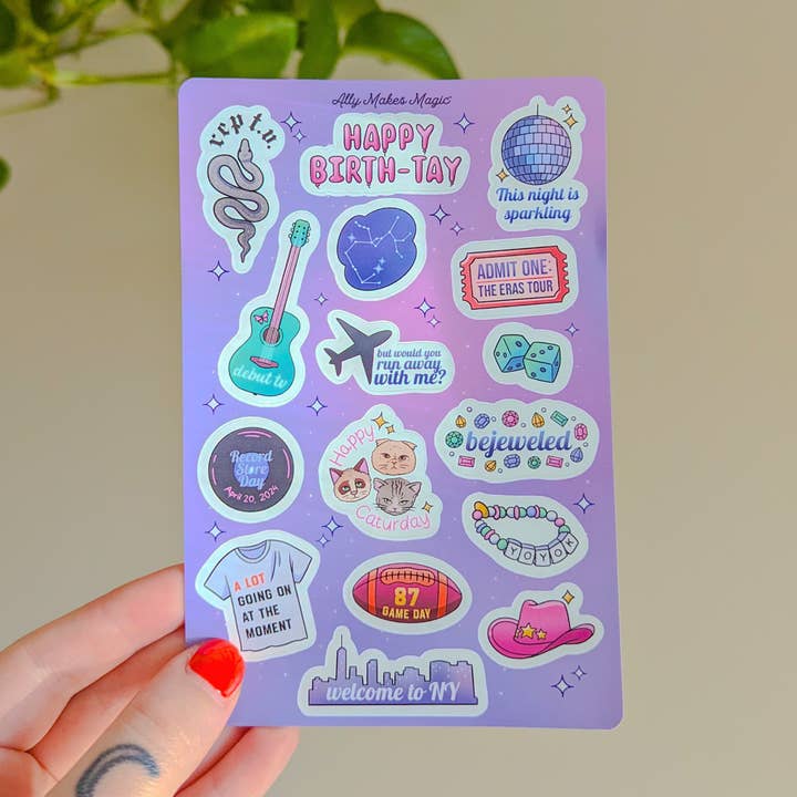 stars all aligned sticker sheet for wholesale by allymakesmagic