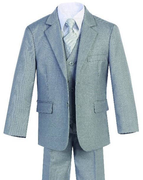 b-one inc - Vendita all'ingrosso Completo elegante - Bambini - Completo elegante slim fit 5 pezzi per bambini 2T-14 BY-019