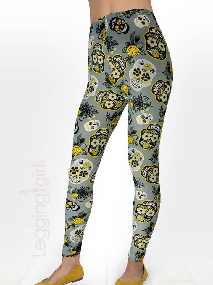 Crâne Doré pour la vente par LeggingGirl.com