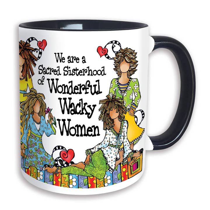 Suzy Toronto Wholesale - Wholesale Coffee Mug - Wonderful Wacky Women Ceramic Mug