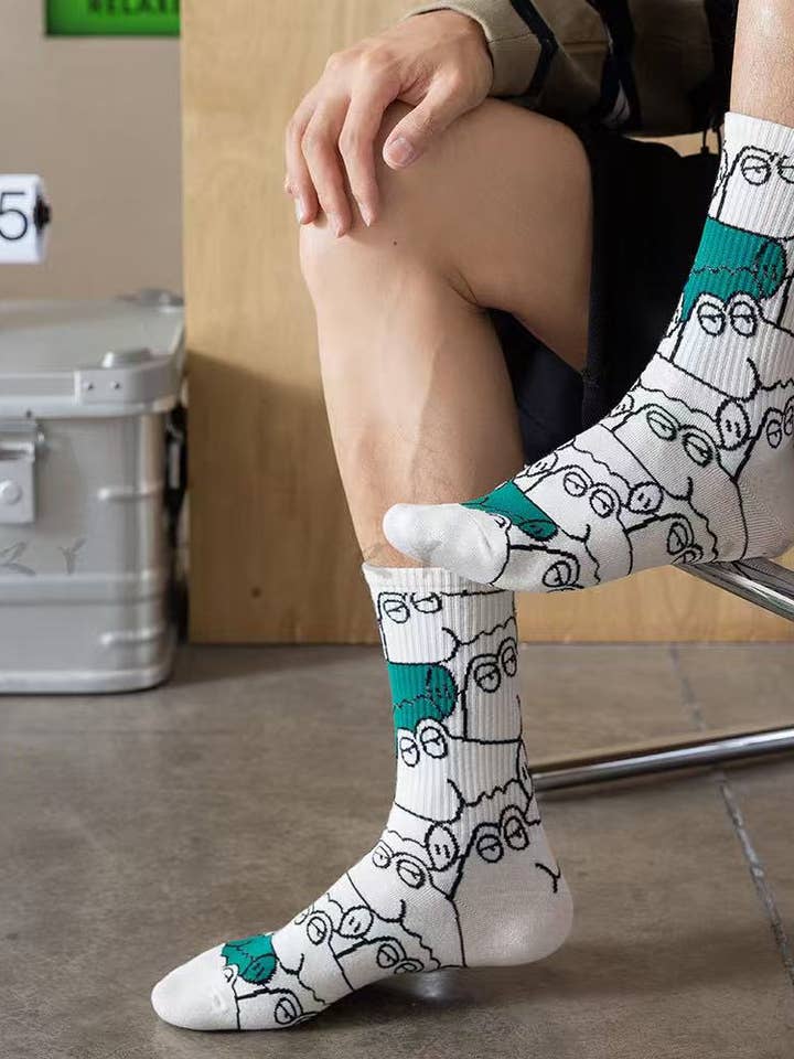 Sjove Illustrerede Sokker for engroshandel hos Marc JoJo