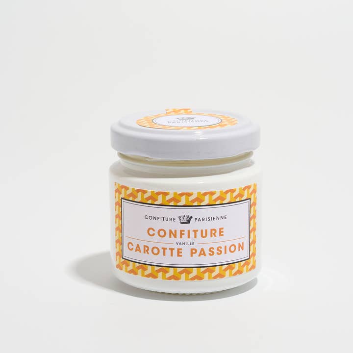 Carrot-Passion Fruit-Vanilla jam 100G for wholesale by Confiture Parisienne
