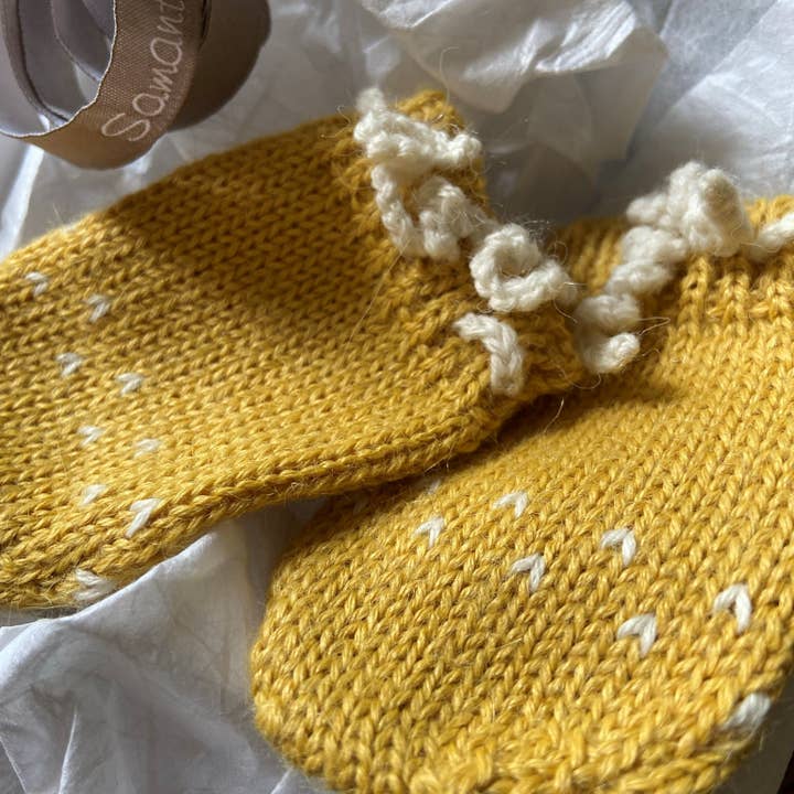 Samantha Holmes Alpaca Clothing and Gifts – Engroshandel Luffer - Baby – Alpaca Baby luffer (Nyfødt)